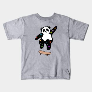 Cute Panda Galaxy Kids T-Shirt